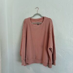American Eagle Outfitters Cream V-Neck Sweater